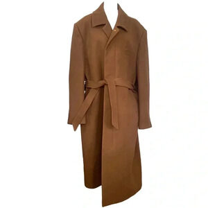 Vintage Falcone Men’s Long Dress Coat With Tye Belt Like New